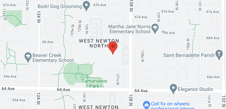 map of 10 12730 66 AVENUE